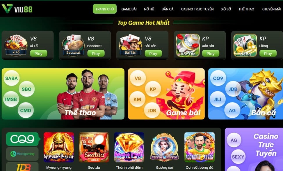 Giới thiệu trang web casino online uy tín VIU88