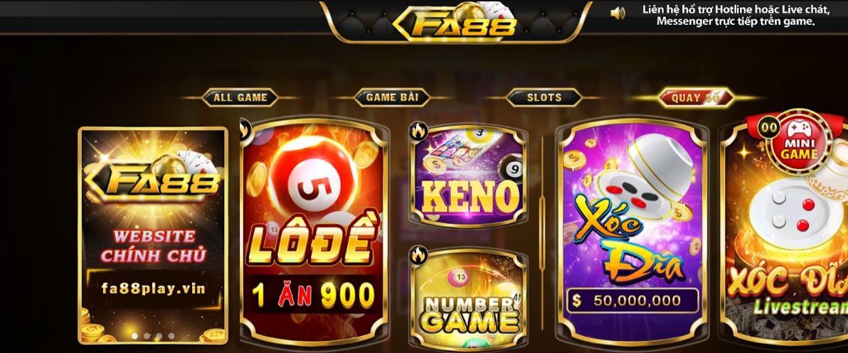 FA88 – Cổng game đánh bài đổi thưởng uy tín