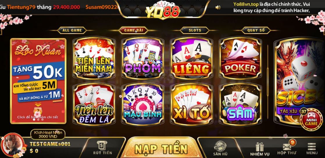 Yo88 – Cổng game hàng đầu dành cho game thủ yêu thích Game bài đổi thưởng