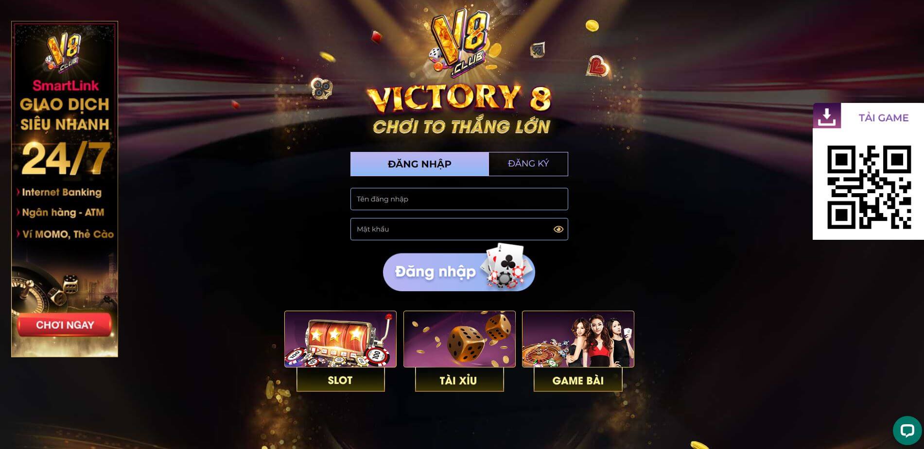 V8 Club – Điểm hẹn game thủ, tỷ lệ thắng cao