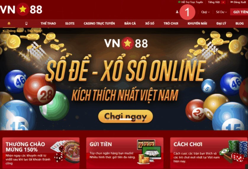 VN88 - Nhà cái lô đề uy tín tỷ lệ hoa hồng 1/99.5